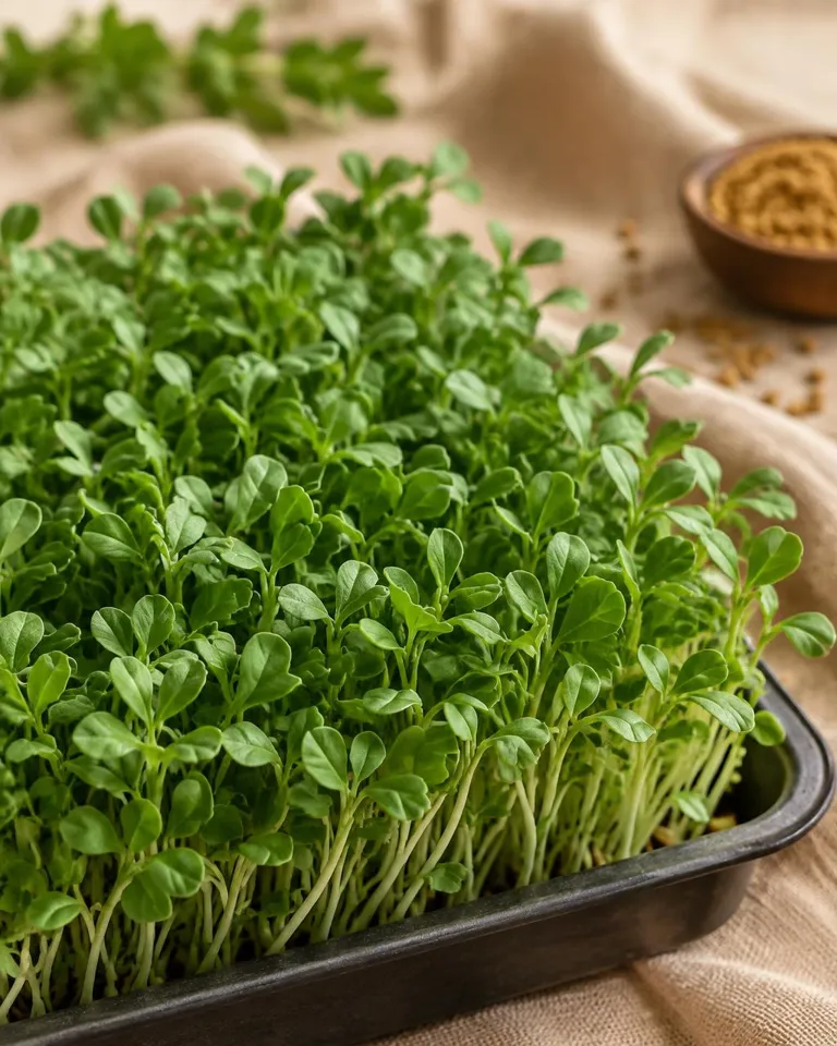 ಮೆಂತ್ಯ ಮೈಕ್ರೊಗ್ರೀನ್ಸ್